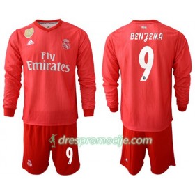 Real Madrid Dres Benzema 9 Dječji Treći 2018/19 Dugim Rukavima